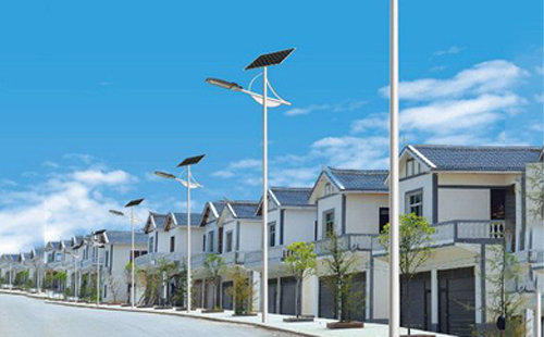 靖远太阳能路灯配置与在乡村道路照明中的应用